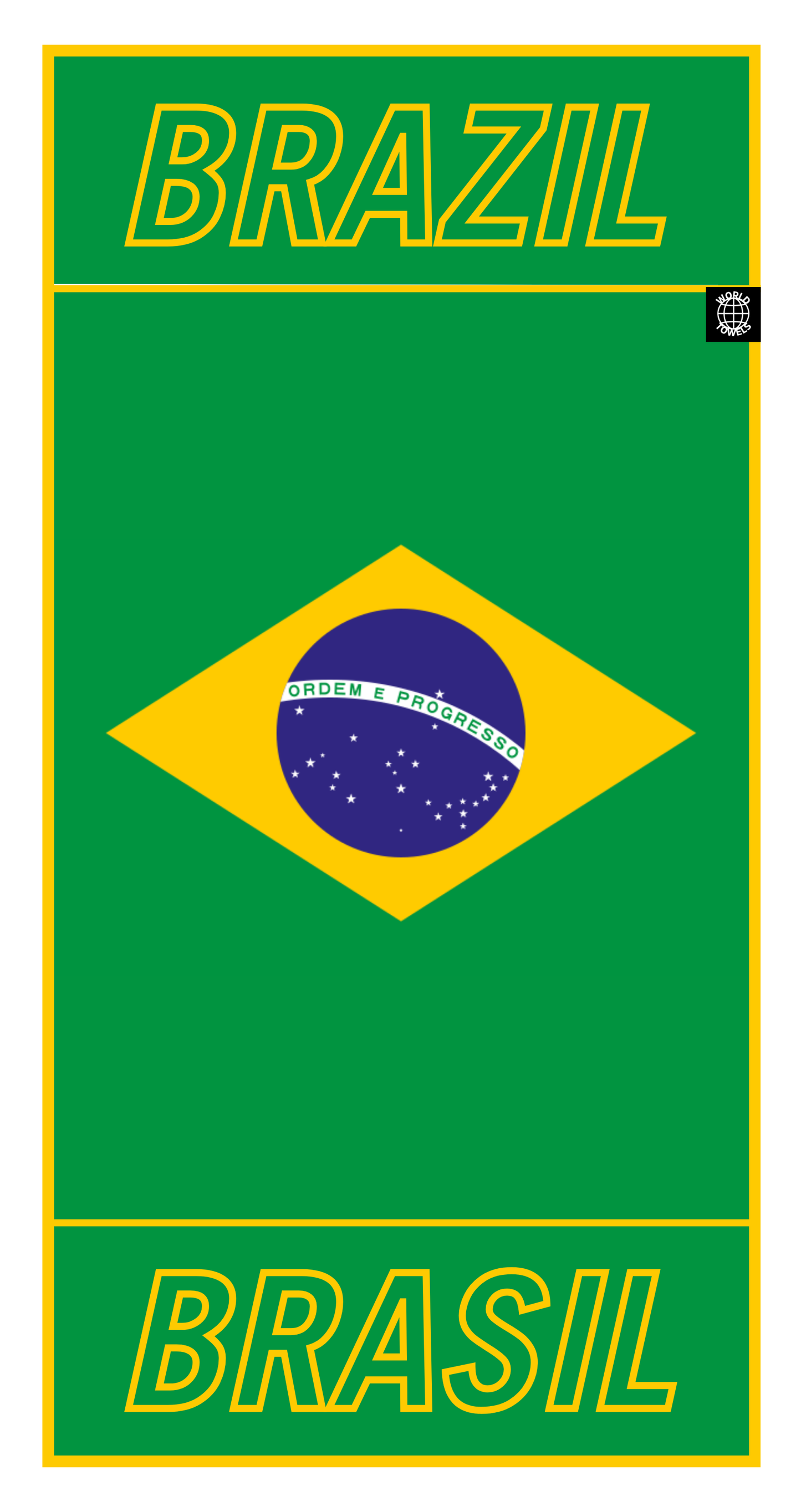 Brazil 🇧🇷 Sustainable Gym Towel